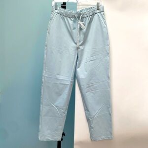 Anthropologie side stripe jogger pant, parachute-style fabric by Maeve